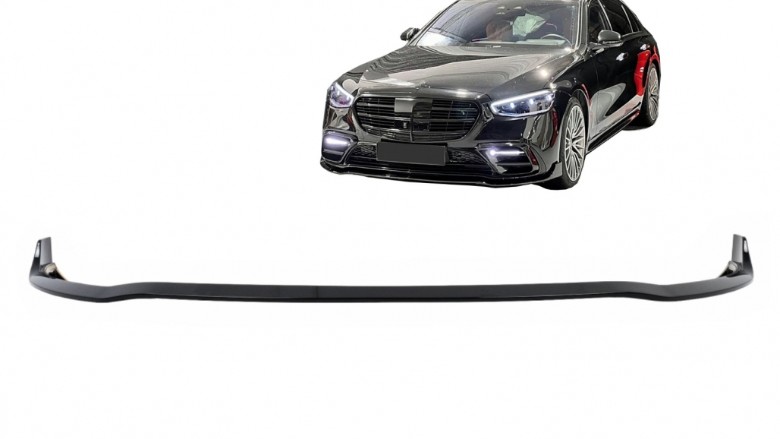 Prednji nastavak branika (piano crna) / Mercedes S-klasa W223 limuzina Sport Line (2020-), FBMBW223BAERO