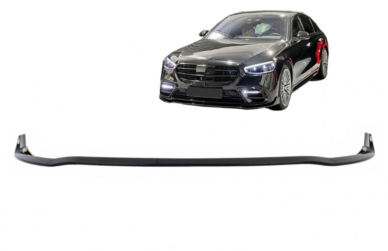 Prednji nastavak branika (piano crna) / Mercedes S-klasa W223 limuzina Sport Line (2020-), FBMBW223BAERO