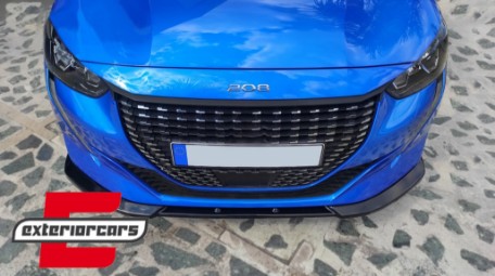 Prednji nastavak branika (piano crna) / Peugeot 208 Mk2 (2020-), FBSPE208MK2