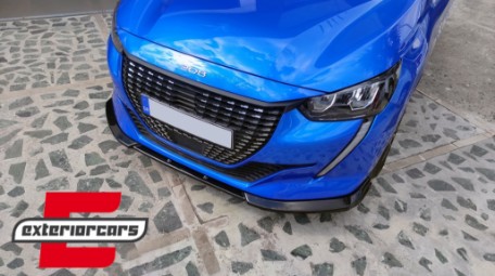 Prednji nastavak branika (piano crna) / Peugeot 208 Mk2 (2020-), FBSPE208MK2