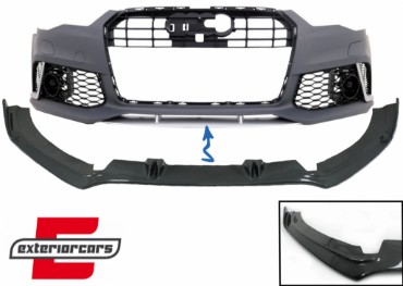 Prednji nastavak branika (pravi carbon) / Audi A6 C7 4G RS6 (2011-2018), FBSAUA64GRSC