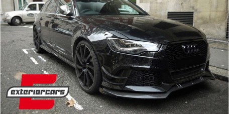 Prednji nastavak branika (pravi carbon) / Audi A6 C7 4G RS6 (2011-2018), FBSAUA64GRSC