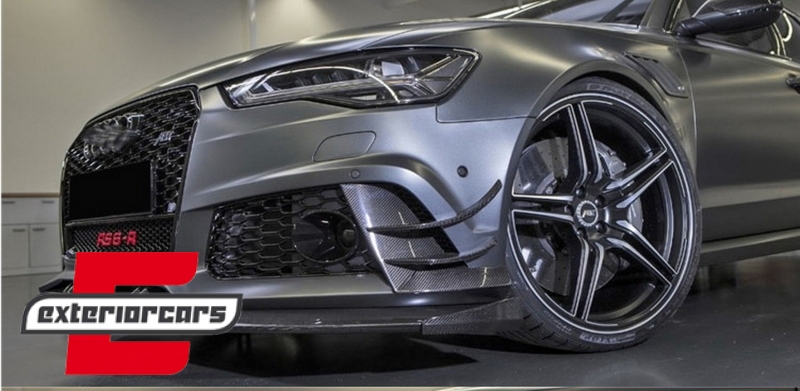 Prednji nastavak branika (pravi carbon) / Audi A6 C7 4G RS6 (2011-2018), FBSAUA64GRSC
