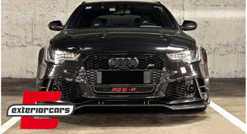 Prednji nastavak branika (pravi carbon) / Audi A6 C7 4G RS6 (2011-2018), FBSAUA64GRSC