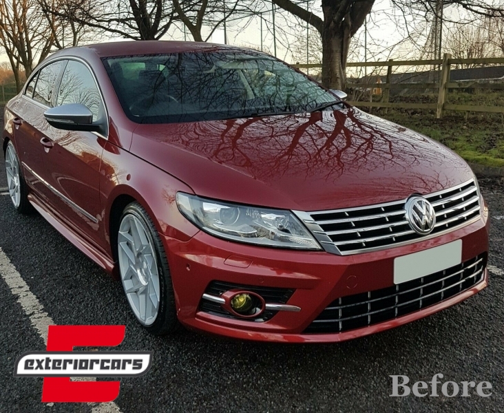 Prednji nastavak branika R-line dizajn (piano crna) / VW Passat CC Facelift (2012-2016), FBSVWPACCRL