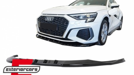 Prednji nastavak branika RS3 dizajn (piano crna) / Audi A3 8Y S-Line S3 (2020-2024) Limuzina Sportback, FBSAUA38Y