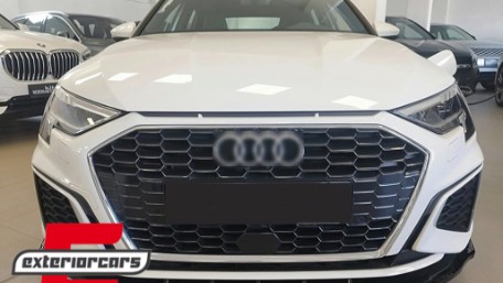 Prednji nastavak branika RS3 dizajn (piano crna) / Audi A3 8Y S-Line S3 (2020-2024) Limuzina Sportback, FBSAUA38Y