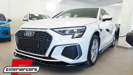 Prednji nastavak branika RS3 dizajn (piano crna) / Audi A3 8Y S-Line S3 (2020-2024) Limuzina Sportback, FBSAUA38Y