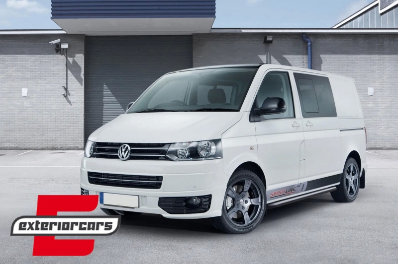 Prednji nastavak branika Sportline dizajn / VW Transporter Multivan Caravelle T5 T5.1 Facelift (2010-2015), 37428