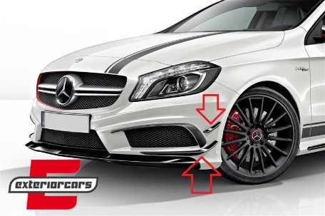 Prednji spliteri A45 AMG dizajn / Mercedes A-klasa W176 (2012-08.2015), FBSPMBW176AMG