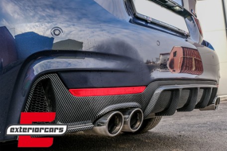 Prednji splitter & difuzor zraka M-Performance dizajn (Carbon) / BMW serije 4 F32 F33 F36 (2013-03.2019), COFBSBMF32MPCFRDCF