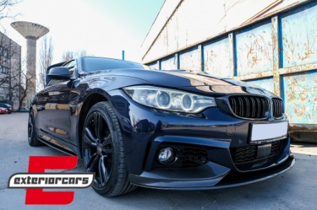 Prednji splitter M-Performance dizajn (carbon) / BMW serije 4 F32 Coupe F33 Cabrio F36 Gran Coupe (2013-03.2019), FBSBMF32MPCF
