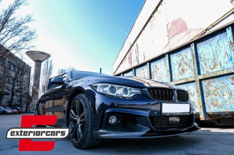 Prednji splitter M-Performance dizajn (carbon) / BMW serije 4 F32 Coupe F33 Cabrio F36 Gran Coupe (2013-03.2019), FBSBMF32MPCF