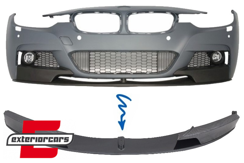 Prednji splitter M-Performance dizajn (carbon look) / BMW serije 3 F30 F31 (2011-2019), 34252