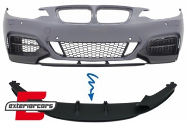 Prednji splitter M-Performance dizajn (mat crna) / BMW serije 2 F22 F23 (2013-2021) Coupe Cabrio, SPBM12
