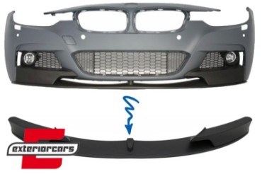 Prednji splitter M-Performance dizajn (mat crna) / BMW serije 3 F30 F31 (2011-2019), 40629