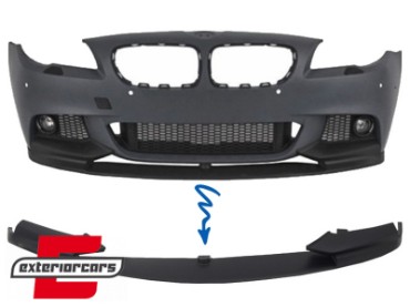 Prednji splitter M-Performance dizajn (mat crna) / BMW serije 5 F10 F11 limuzina karavan (2011-2017), 5111303-2JOM