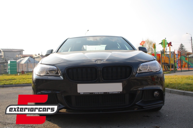 Prednji splitter M-Performance dizajn (mat crna) / BMW serije 5 F10 F11 limuzina karavan (2011-2017), 5111303-2JOM