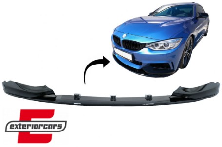 Prednji splitter M-Performance dizajn (piano crna) / BMW serije 4 F32 Coupe F33 Cabrio F36 Gran Coupe (2013-03.2019), FBSBMF32MPB