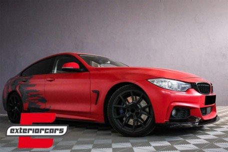 Prednji splitter M-Performance dizajn (piano crna) / BMW serije 4 F32 Coupe F33 Cabrio F36 Gran Coupe (2013-03.2019), FBSBMF32MPB