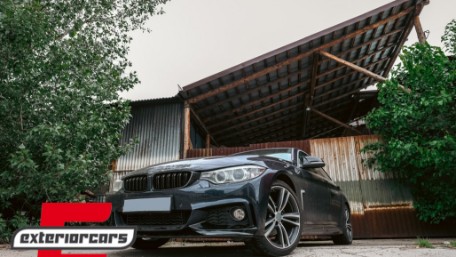 Prednji splitter M-Performance dizajn (piano crna) / BMW serije 4 F32 Coupe F33 Cabrio F36 Gran Coupe (2013-03.2019), FBSBMF32MPB
