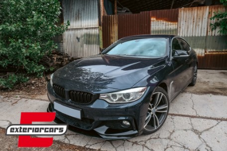 Prednji splitter M-Performance dizajn (piano crna) / BMW serije 4 F32 Coupe F33 Cabrio F36 Gran Coupe (2013-03.2019), FBSBMF32MPB