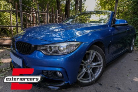 Prednji splitter M-Performance dizajn (piano crna) / BMW serije 4 F32 Coupe F33 Cabrio F36 Gran Coupe (2013-03.2019), FBSBMF32MPB