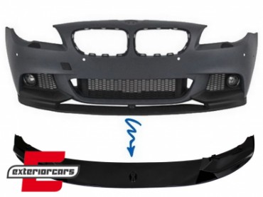 Prednji splitter M-Performance dizajn (piano crna) / BMW serije 5 F10 F11 limuzina karavan (2011-2017), 5111403-2JOM