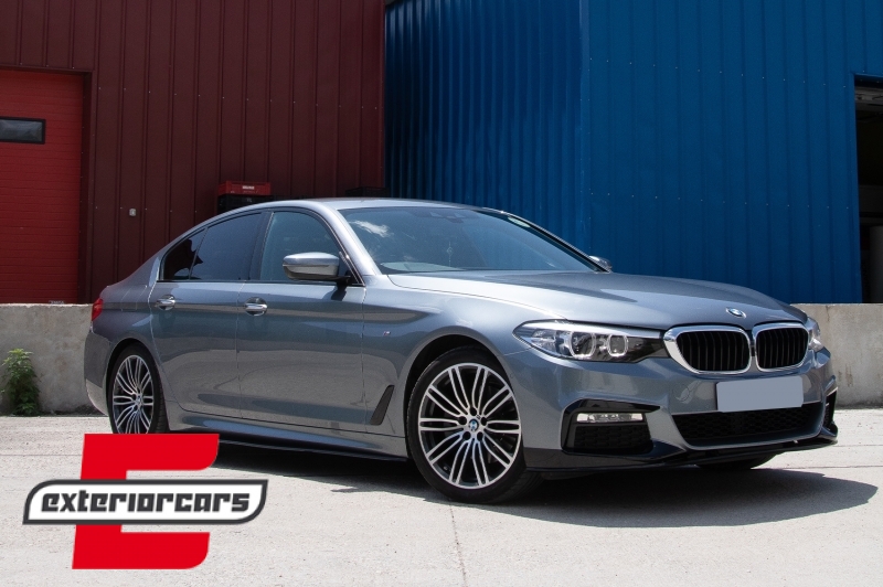 Prednji splitter M-Performance dizajn (piano crna) / BMW serije 5 G30 limuzina G31 karavan (2017-2019), 5111401-3JOM