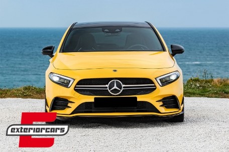 Prednji splitteri A45 AMG dizajn (piano crna) / MERCEDES A klasa W177 Hatchback V177 Limuzina (04.2018-12.2022), FBSPMBW177AMG