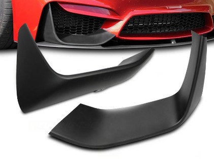 Prednji splitteri branika (mat crna) / BMW F80 M3 limuzina F82 M4 Coupe F83 M4 Cabrio (2014-2019), SPBM13