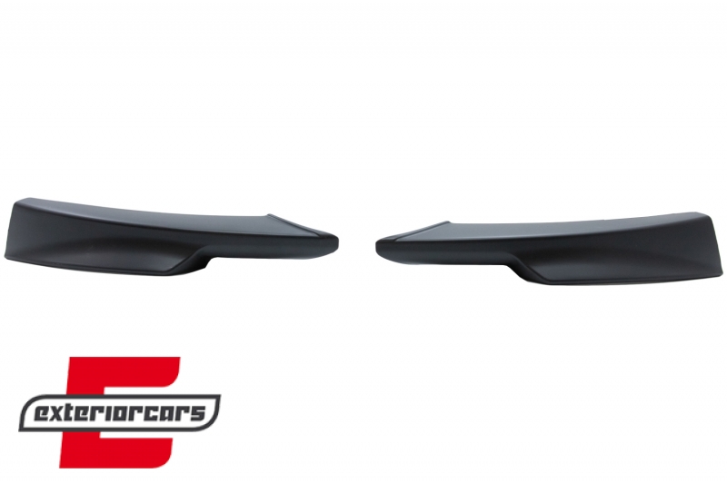 Prednji splitteri branika (mat crna) / BMW serije 3 E90 E91 LCI (09.2008-2011), 37674