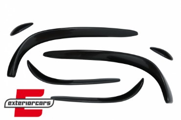 Prednji splitteri C43 AMG dizajn (piano crna) / Mercedes C-klasa W205 S205 C205 A205 (2015-2018), FBSPMBW205AMG