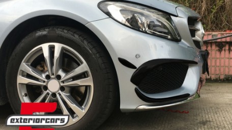 Prednji splitteri C43 AMG dizajn (piano crna) / Mercedes C-klasa W205 S205 C205 A205 (2015-2018), FBSPMBW205AMG