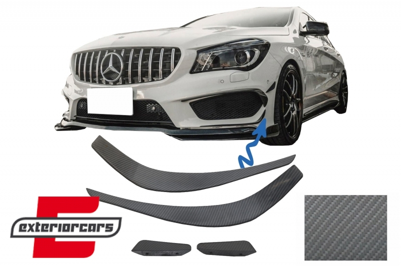 Prednji splitteri CLA45 AMG dizajn (carbon) / MERCEDES CLA W117 C117 X117 (2013-2016), FBSPMBW117AMGCF