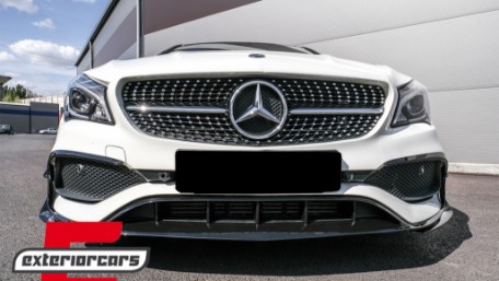 Prednji splitteri CLA45 AMG dizajn (piano crna) / Mercedes CLA W117 Facelift (2016-2018), FBSPMBW117FAMG