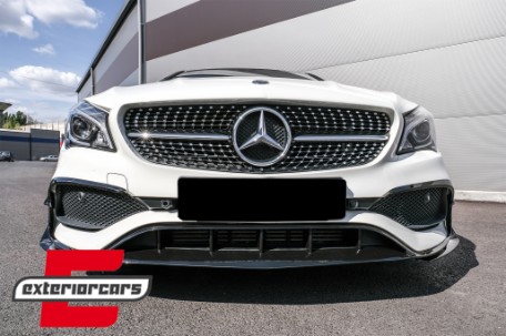 Prednji splitteri CLA45 AMG dizajn (piano crna) / Mercedes CLA W117 Facelift (2016-2018), FBSPMBW117FAMG