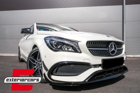 Prednji splitteri CLA45 AMG dizajn (piano crna) / Mercedes CLA W117 Facelift (2016-2018), FBSPMBW117FAMG