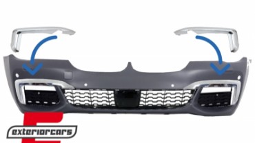 Prednji splitteri M paket dizajn (chrome) / BMW serije 7 G12 G11 (2015-02.2019), CCFBMBG12