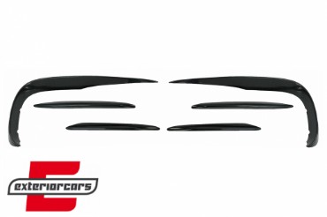 Prednji splitteri (piano crna) / Mercedes E-klasa W213 S213 C238 A238 Sport Line E53 (2016-2020), GCP-SW-MB-088