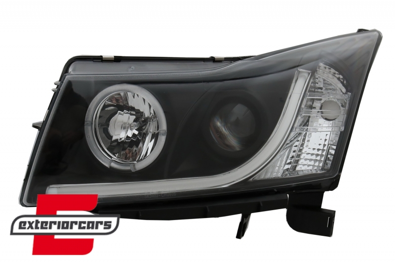 Prednji svjetla LED Angel Eyes DAYLINE dizajn (crna), LPCT08