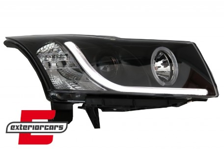 Prednji svjetla LED Angel Eyes DAYLINE dizajn (crna), LPCT08