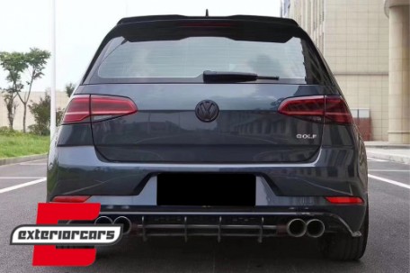 Splitter difuzora zraka (crna) / VW Golf 7.5 Facelift R (2017-2020), RDLVWG75R