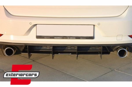 Splitter difuzora zraka GTI dizajn (crna) / VW Golf 7.5 Facelift GTI (2017-2020), 41430