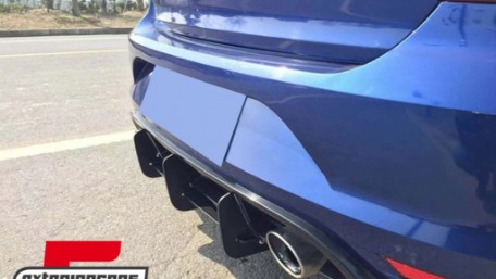 Splitter difuzora zraka GTI dizajn / VW Polo 6R GTI (2011-2018), RDLVWPO6RGTI