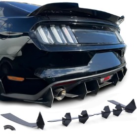 Splitter difuzora zraka (piano crna) / Ford Mustang GT MK6 (2014-2017), 40442