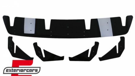 Splitter difuzora zraka (piano crna) / Mercedes A-klasa W176 A45 Hatchback (2015-2018), RDLMBW176