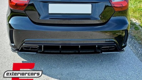 Splitter difuzora zraka (piano crna) / Mercedes A-klasa W176 A45 Hatchback (2015-2018), RDLMBW176