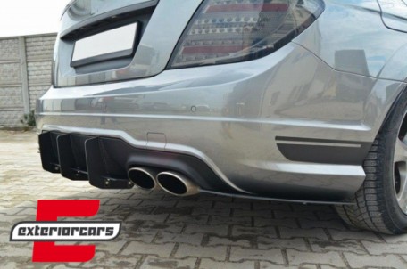 Splitter difuzora zraka (piano crna) / Mercedes C-klasa W204 C204 Limuzina Coupe (2012-2014), RDEXMBW204