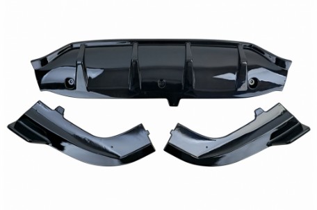 Splitter difuzora zraka (piano crna) / Mercedes GLC-klasa X254 SUV Sport Line (2022-2026), 43584